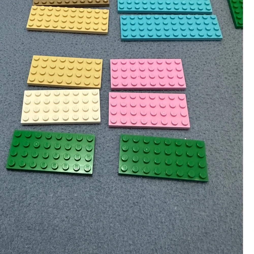 LEGO Mixed Plate Lot Assorted Colors and Sizes 6x12 4x12 8x8 4x10 4x6
